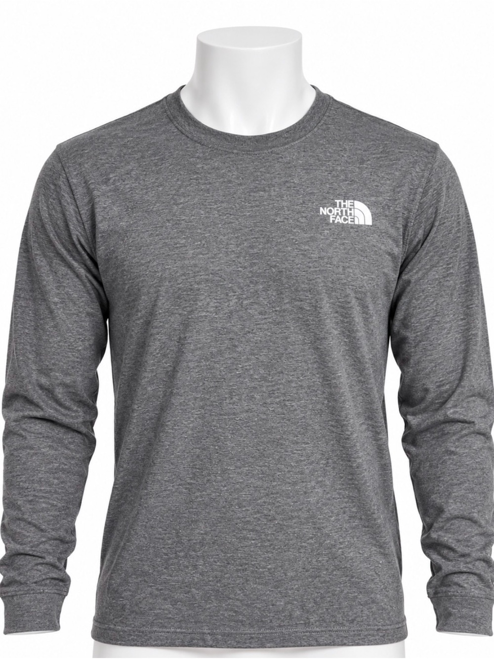 The North Face Box NSE Long Sleeve Shirt Men S Grey NWT Never Stop Exploring